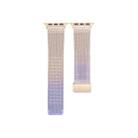 Milan Fold Buckle Metal Watch Band For Apple Watch Ultra 49mm / Series 8&7 45mm / SE 2&6&SE&5&4 44mm / 3&2&1 42mm (Light Purple) - 1