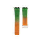 Milan Fold Buckle Metal Watch Band For Apple Watch Ultra 49mm / Series 8&7 45mm / SE 2&6&SE&5&4 44mm / 3&2&1 42mm (Orange Green) - 1