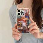 For iPhone 12 / 12 Pro Silk Texture Phone Case(Thinking) - 2