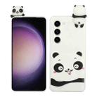 For Samsung Galaxy S23 5G Shockproof Cartoon TPU Phone Case(Shy Panda) - 1