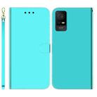 For TCL 408 Imitated Mirror Surface Leather Phone Case(Mint Green) - 1