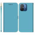 For Xiaomi Redmi 12C / 11A Imitated Mirror Surface Leather Phone Case(Blue) - 1