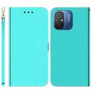 For Xiaomi Redmi 12C / 11A Imitated Mirror Surface Leather Phone Case(Mint Green) - 1