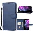 For Realme V30 Leather Phone Case(Blue) - 1