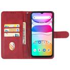 For UMIDIGI C2 Leather Phone Case(Red) - 3