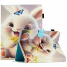 For 7 inch Coloured Drawing Stitching Leather Tablet Case(Rabbit) - 1