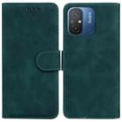 For Xiaomi Redmi 12C / 11A Skin Feel Pure Color Flip Leather Phone Case(Green) - 1