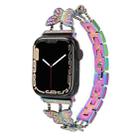 Butterfly Metal Diamond Watch Band For Apple Watch Ultra 49mm / Series 8&7 45mm / SE 2&6&SE&5&4 44mm / 3&2&1 42mm(Colorful) - 1