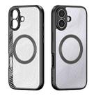 For iPhone 17 DUX DUCIS Aimo Mag Series TPU + PC MagSafe Frosted Feel Phone Case(Black) - 2