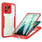 For Xiaomi 13 Acrylic + TPU 360 Degrees Full Coverage Phone Case(Red) - 1