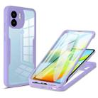 For Xiaomi Redmi A1 Acrylic + TPU 360 Degrees Full Coverage Phone Case(Purple) - 1