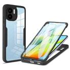 For Xiaomi Redmi A1 Acrylic + TPU 360 Degrees Full Coverage Phone Case(Black) - 1