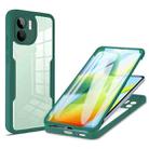 For Xiaomi Redmi A1+ Acrylic + TPU 360 Degrees Full Coverage Phone Case(Green) - 1