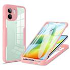 For Xiaomi Redmi A1+ Acrylic + TPU 360 Degrees Full Coverage Phone Case(Pink) - 1