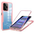 For Xiaomi Redmi Note 12 Pro 5G / Poco X5 Pro Acrylic + TPU 360 Degrees Full Coverage Phone Case(Pink) - 1