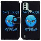 For Nokia C31 Coloured Drawing Flip Leather Phone Case(Anger) - 1