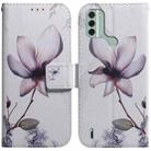 For Nokia C31 Coloured Drawing Flip Leather Phone Case(Magnolia) - 1