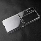 For OPPO Find N2 Flip PC Transparent Shockproof Protective Phone Case - 1