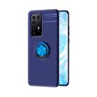 For Huawei P40 Pro+ Lenuo Shockproof TPU Protective Case with Invisible Holder(Blue) - 1