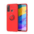 For Huawei Honor Play 4T Lenuo Shockproof TPU Protective Case with Invisible Holder(Red) - 1