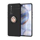 For Huawei Honor 30 Pro Lenuo Shockproof TPU Protective Case with Invisible Holder(Black Gold) - 1