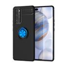 For Huawei Honor 30 Pro Lenuo Shockproof TPU Protective Case with Invisible Holder(Black Blue) - 1