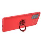 For Galaxy A71 5G Lenuo Shockproof TPU Protective Case with Invisible Holder(Red) - 1