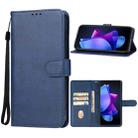 For Tecno Spark 10 5G Leather Phone Case(Blue) - 1