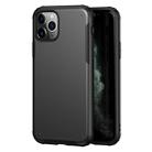 For iPhone 11 Pro Solid Color Four-corner Shockproof TPU + PC Protective Case(Black) - 1