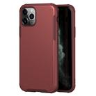 For iPhone 11 Pro Max Solid Color Four-corner Shockproof TPU + PC Protective Case(Red) - 1