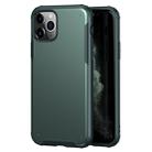 For iPhone 11 Pro Max Solid Color Four-corner Shockproof TPU + PC Protective Case(Dark Green) - 1