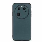 For OPPO Find X6 Lambskin Texture Genuine Leather Phone Case(Green) - 1