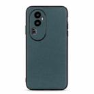 For OPPO Reno10 Lambskin Texture Genuine Leather Phone Case(Green) - 1