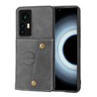 For Xiaomi 12T Pro Double Buckle Magnetic Phone Case(Grey) - 1