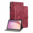 For Lenovo Tab M8 4th Gen TB-300FU Tiger Pattern Flip Leather Tablet Case(Red) - 1