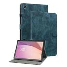 For Lenovo Tab M8 4th Gen TB-300FU Tiger Pattern Flip Leather Tablet Case(Dark Blue) - 1