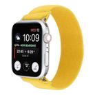 Elastic Nylon Braid Watch Band For Apple Watch Ultra 49mm / Series 8&7 45mm / SE 2&6&SE&5&4 44mm / 3&2&1 42mm(Yellow) - 1