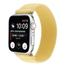 Elastic Nylon Braid Watch Band For Apple Watch Ultra 49mm / Series 8&7 45mm / SE 2&6&SE&5&4 44mm / 3&2&1 42mm(Milk Yellow) - 1