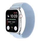 Elastic Nylon Braid Watch Band For Apple Watch Ultra 49mm / Series 8&7 45mm / SE 2&6&SE&5&4 44mm / 3&2&1 42mm(Sky Blue) - 1