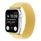 Elastic Nylon Braid Watch Band For Apple Watch Series 8&7 41mm / SE 2&6&SE&5&4 40mm / 3&2&1 38mm(Milk Yellow) - 1