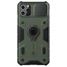 For iPhone 11 Pro Max NILLKIN Shockproof CamShield Armor Protective Case with Invisible Ring Holder(Green) - 1