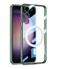 For Samsung Galaxy S23 5G GKK Magsafe Full Coverage TPU Phantom Phone Case(Green) - 1
