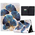 For Amazon Kindle Fire HD 8 2022 / 2020 Coloured Drawing Smart Leather Tablet Case(Leaf) - 1