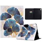 For iPad 10th Gen 10.9 2022 Coloured Drawing Smart Leather Tablet Case(Leaf) - 1