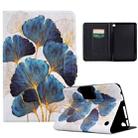 For Amazon Kindle Fire 7 2022 Coloured Drawing Smart Leather Tablet Case(Leaf) - 1