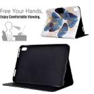 For iPad mini 6 Coloured Drawing Smart Leather Tablet Case(Leaf) - 6