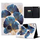For iPad mini 5/4/3/2/1 Coloured Drawing Smart Leather Tablet Case(Leaf) - 1
