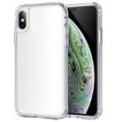 For iPhone X / XS Shockproof Thickening Acrylic Protective Case(Transparent) - 1