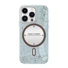 For iPhone 14 Navigation Series Matte Texture TPU + PC Magnetic Phone Case(Grey) - 1