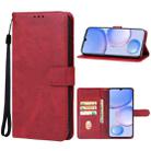 For Huawei Enjoy 60 Leather Phone Case(Red) - 1